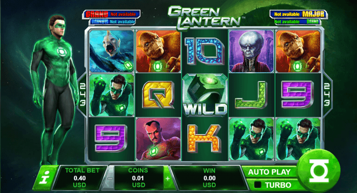 Playtech슬롯 Green Lantern